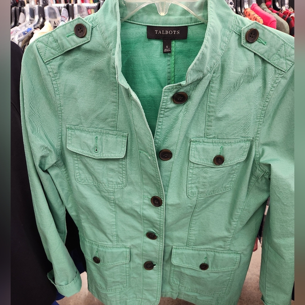 Talbots Mint Utility Jacket for Women